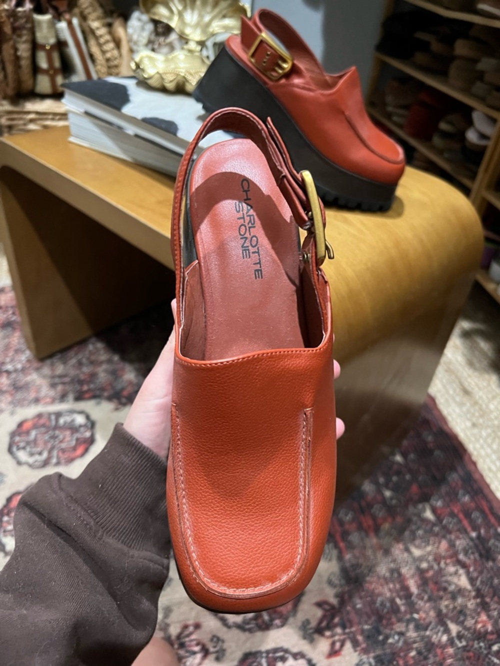 Charlotte Stone Carlos in Sienna NWOT - Picture 9 of 10